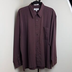 Balmain Men's Mauve Button Down Shirt